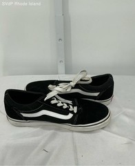 Vans Black And White Old Skool Low Classic Skate Casual Shoe Unisex Kids 6