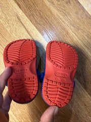 Crocs Classic Clogs American Flag Patriotic size C4 C-4 Toddler / Baby EUC