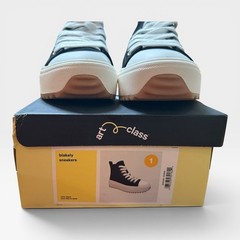 Art Class Blakely Black Canvas Platform High Top Sneakers Kids Size 1 NEW!!