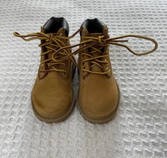 Timberland 12809 Boy Toddler Wheat/Tan Suede Premium Water Proof Boot Size 4.5