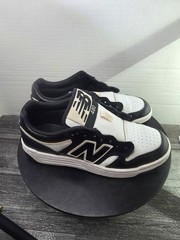New Balance 480 Youth Shoes Size 5.5 Black/White (No Laces) QSB480BW