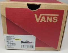 Vans Off The Wall Radically Happy Black Elastic Sneakers Youth Size 12 Kids