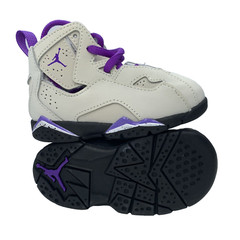 Jordan True Flight Little Kids US 6C 343797-052 Grey/Purple Venom Nike Child