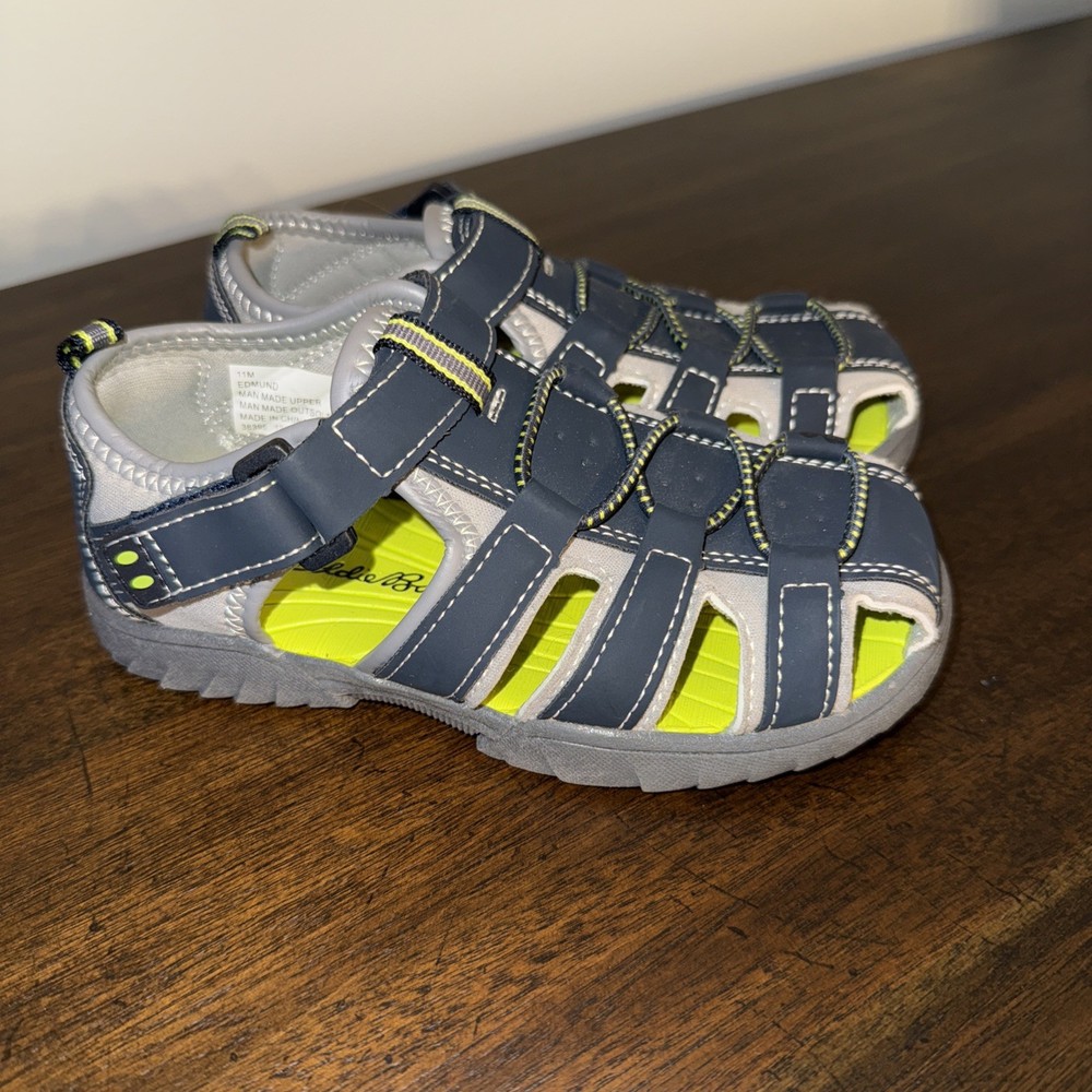 EDDIE BAUER Child Kid’s SANDALS Size 11 Closed Toe Hiking Camping UNISEX