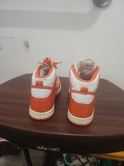 Nike Dunk High 2009 Syracuse Orange Blaze Size 4.5Y Shoes