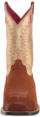 ARIAT UNISEX KIDS‘ DERBY MONROE BOOT SIZE YOUTH 3 TERRA ROUGHOUT/ GOLD METALLIC