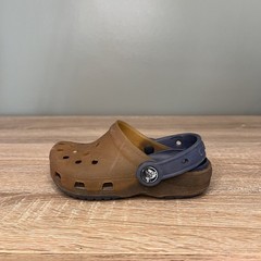 Crocs Kids Classic Clogs Translucent Brown Navy | Youth C8