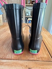 Rain Boots for Kids,Printed All Weather Boots,100% Rubber Boots with