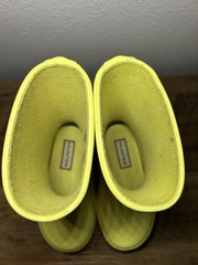 Hunter Original Kids First Classic Yellow Rubber Rain Boots US 5 EU 21