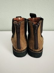 Toddler Brown Leather Cowboy Boots Size 8 Made In Mexico