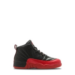 Air Jordan 12 Retro (PS) Flu Game Black Sneakers 151186-002 New
