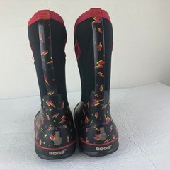 Bogs Lightning Rain Boots Boys Kids Size 2 Waterproof Insulated Rain Snow Mud