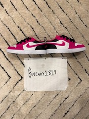 Jordan 1 Low ALT White Black Fierce Pink (PS) kids size 1Y NEW without box