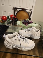 Air Jordan 12 Retro Low ‚Wolf Grey‘ 2017 Youth 308305-002, XII, Size 6Y