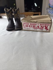 NIB Toddler Size 4 Rodeo Boots From Mexico In Color Cafe