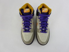 Nike Dunk High GS 308319-200 Beige Purple Yellow Black Shoes Sneakers Size 6.5Y
