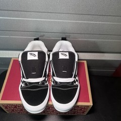 Vans Knu Skool Checkerboard Black White VN000D2TBPB GS Size 5Y Kids Brand New!