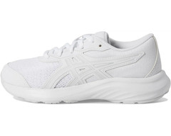 ASICS Contend 9 GS White Glacier Grey Unisex Kids Athletic Sneakers Mesh US 5