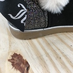 Juicy Couture Boots Children 13 Jack Biola Shearling Black Fur Lined Ankle Top