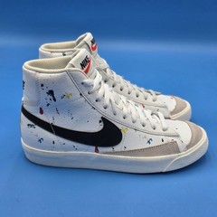 Nike Blazer Mid 77 BB (GS) Shoes White Paint Splatter DJ2618-100 Youth Size 6.5Y