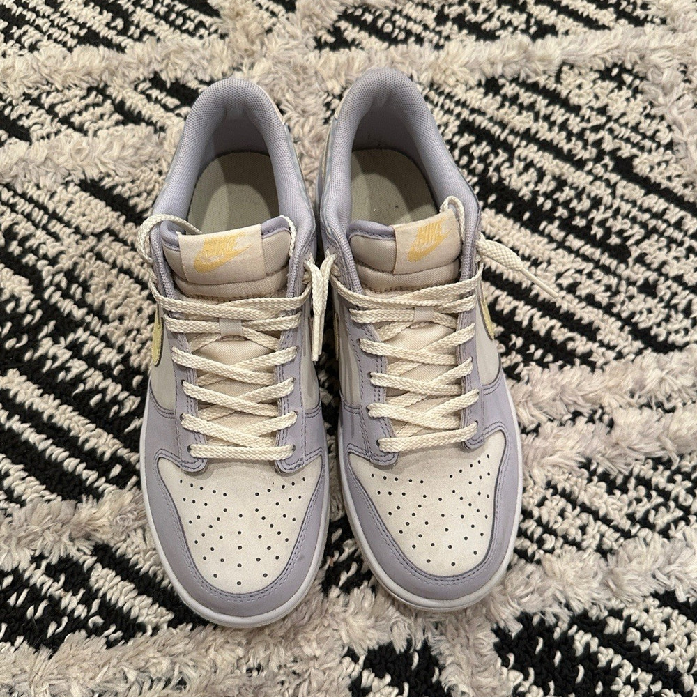Nike Dunk Low SE Easter (2023) sneakers in a purple and yellow color Size 6.5Y