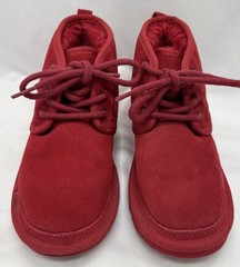 UGG Neumel II Red Suede Sheepskin Chukka Ankle Boots 1017320K Youth Size 13