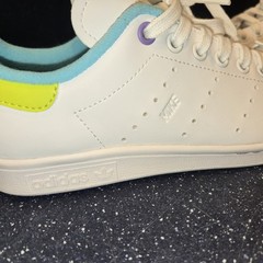Adidas Stan Smith Monsters Inc Mike Sulley Kids Youth Sneaker Sz 5.5 GY3532