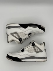 Nike Air Jordan 4 Retro White Cement PS 3Y IB4388-100 Preschool Shoes