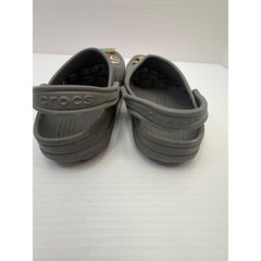 Crocs Fun Lab Clogs Jibbitz Charms Gray Slip On Shoes Comfort Size M4/W6
