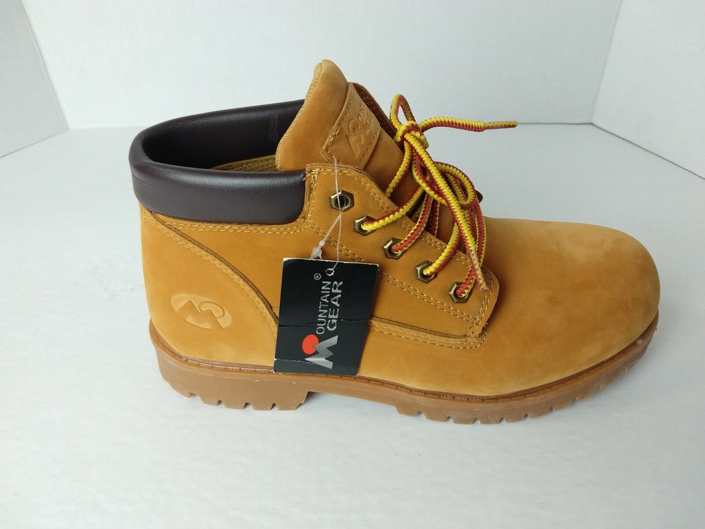 Mountain Gear Langdon Boys Ankle Oil Resistant Boots 33013219B Kids 5.5 NWT. C7
