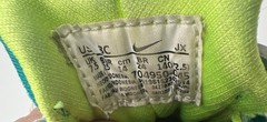 Nike Huarache Run Phantom Volt Bright Spruce 704949-045 Youth US Size 8C Shoes