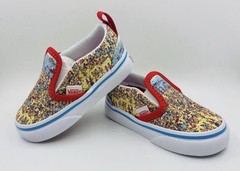 VANS Where’s Waldo Slip-On Multicolor Unisex Toddler Canvas Shoes