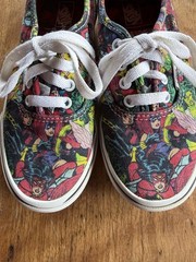 Vans x Marvel Kids Authentic sneakers comic book character Size Kids 2.5