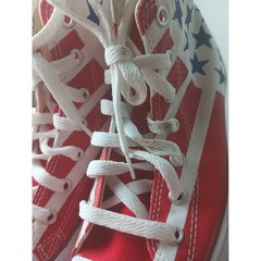 Converse Chuck Taylor All Star High Top Americana Flag Stars Stripes Kids Shoes