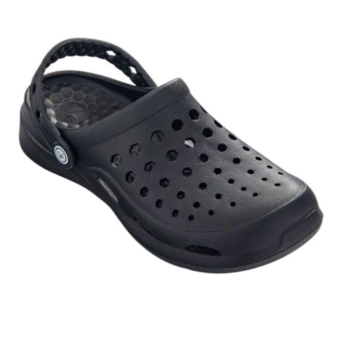 Joy bees Kids Active Clog Sandals Water Shoes Black Slip On Washable SZ/Jr 3-4