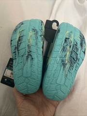 Rugged Shark Toddler Size 10 Teal Multicolor Water Shoe