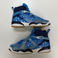 Jordan 8 Retro Snow Blizzard GS Cobalt Blaze Blue Void 305368-400 Size 7Y