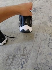 Jordan Pro Strong GS ‘Black White Anthracite’ DC7911-002 Size 7Y Nice Condition