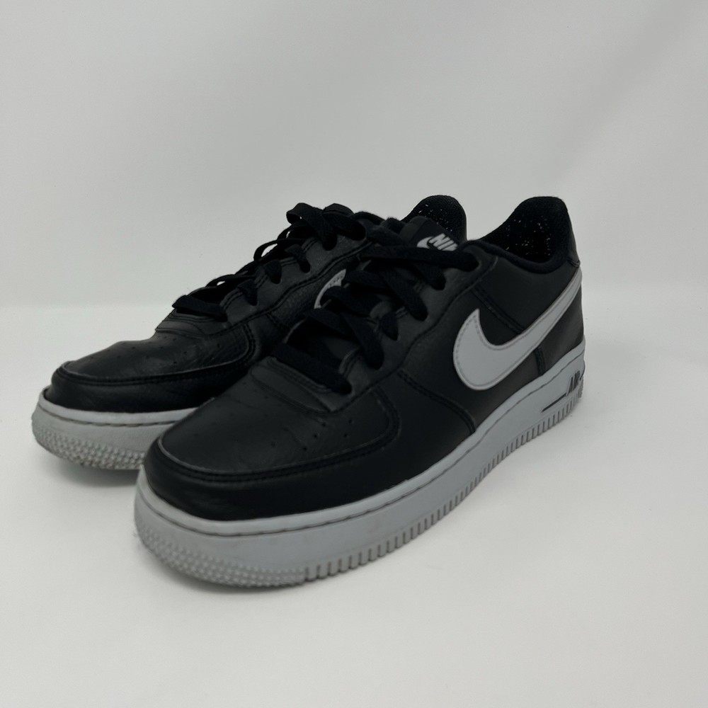 Nike Air Force 1 Low Black Wolf Grey GS HQ3807-001 Youth 6Y Sneakers Shoes