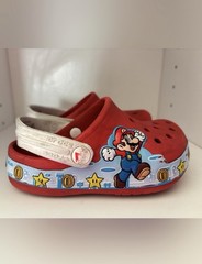 Super Mario Kid Crocs Size C7