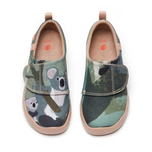 Kid Size UIN Slip On Shoes Comfortable Loafers „Fluffy Koala“