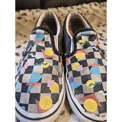 VANS off the Wall Canvas Saved By The Bell Vintage Kids Size 2