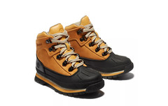 Timberland Euro hiker Shell Toe Tan Black TB 0A1LVW 231 Hiking Boots SIZE 5.5 Y