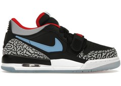 Size 5Y Jordan Legacy 312 Low Black Valor Blue (GS)