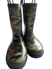 Western Chief Camo Rain Boots Size 4 US Rubber Upper Polyester/Cotton Lining
