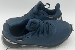 Salomon Alphacross Blast CSWP Kid Sneaker Size 1 Blue Athletic Shoes 412907