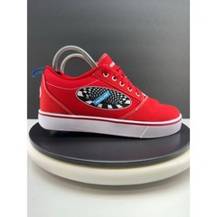 Heelys Pro 20 Prints Red Checkered Skate Shoes Size 7 Youth Womens 8.5 Sneakers