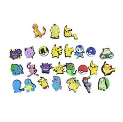 Pokemon Generic Shoe Charms (like Jibbitz for Crocs) 26 Piece Pack