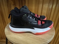 4Y-Jordan Zion 1 GS Black/Bright Crimson-White Basketball Sneakers 4Y DA3131-006