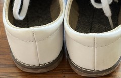 Footmates Light Blue & White Leather Cheer Saddle Shoes Unisex Kids Size 10.5